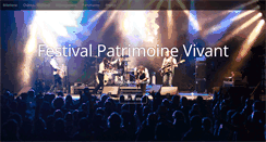 Desktop Screenshot of patrimoinevivant.org